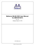 Mellanox MLNX-OS® User Manual for IBM 90Y3474