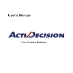 ActivDecision User`s Manual