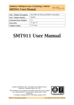 SMT911 User Manual - Sundance Multiprocessor Technology Ltd.