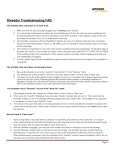 Shredder Troubleshooting FAQ