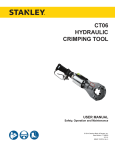 CT06 User Manual - Stanley Hydraulic Tools