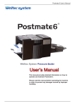User`s Manual - PressureSeal Machines