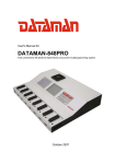 Dataman 848Pro Manual - Dataman Programmers Ltd.