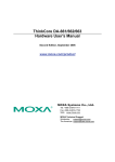 ThinkCore DA-661/662/663 Hardware User`s Manual