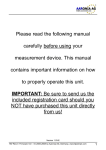 Manual for Spectran Meter