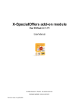 X-SpecialOffers add-on module - X-Cart