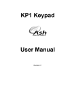 KP1 Keypad User Manual