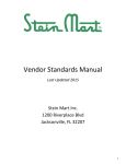 Vendor Standards Manual 2015