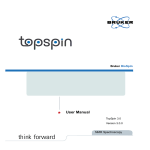 Topspin3 User Manual