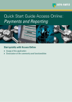 Snelstartgids Access Online: Betalingen en Rapportage