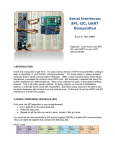 AVR interfaces: SPI, I2C, and UART