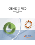 Genesis Pro Manual - 10.01b