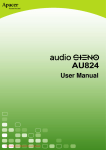 Apacer Audio Steno AU824 User Guide Manual