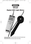 Digital UVC Light Meter