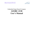 GESBC-3130 User`s Manual