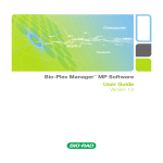 Bio-Plex Manager MP Software User Guide - Bio-Rad