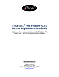 TravStar1 ® POS System v9.01 Secure