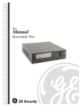 0150-0295B GE Security StoreSafe Pro User Manual