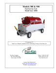 Par-Kan FSC550 Fuel Service Cart Manual