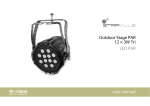 Outdoor Stage PAR 12 × 3W Tri LED PAR user manual