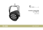 Outdoor Stage PAR 12 &times; 3W Tri LED PAR user manual