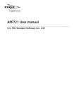 APP 721 User Manual