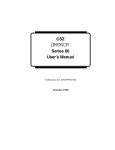 Dimension II 60.0 User`s Manual - Environmental Test Chambers