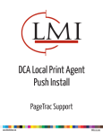 DCA Local Print Agent Push Install