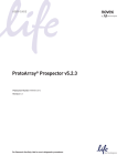 ProtoArray Prospector v3.1 User`s Manual