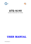 ATS-16 HV USER MANUAL