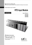 RTD Input Module User`s Manual