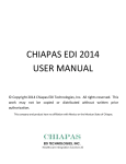 CHIAPAS EDI 2014 USER MANUAL