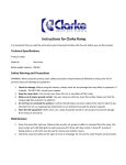 Product Manual - Clarke Health Care Products