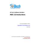 MDS 3.0 Instructions - Hi