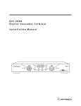 DCT 2000 Installation Manual