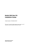 BA654 DSSI Disk PIU Installation Guide