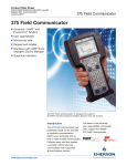 Emerson 375 Field Communicator Datasheet PDF (675