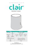 Clair-TD1866 Manual