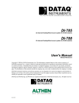DI-785 and DI-788 Hardware Manual - Althen GmbH Meß