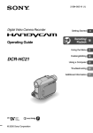 DCR-HC21 - Sony Parts and Accessories