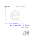 Ektron CMS400.NET Project Management Starter Application User