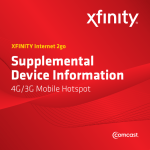 XFINITY Internet 2go Supplemental Device Information