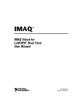 IMAQ Vision for LabVIEW Real-Time User Manual