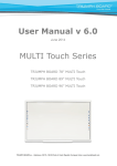 User Manual v 6.0 MULTI Touch Series