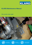 KLARO Maintenance Manual