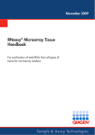 RNeasy® Microarray Tissue Handbook