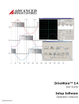 Software Manual - User manual for DriveWare ® 5.4.2