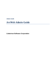 ArcWeb Admin Guide - Lieberman Software