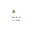 Trust Me v1.4 - SandozSoftware.com