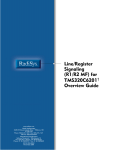 Line/Register Signaling (R1/R2 MF) for TMS320C6201